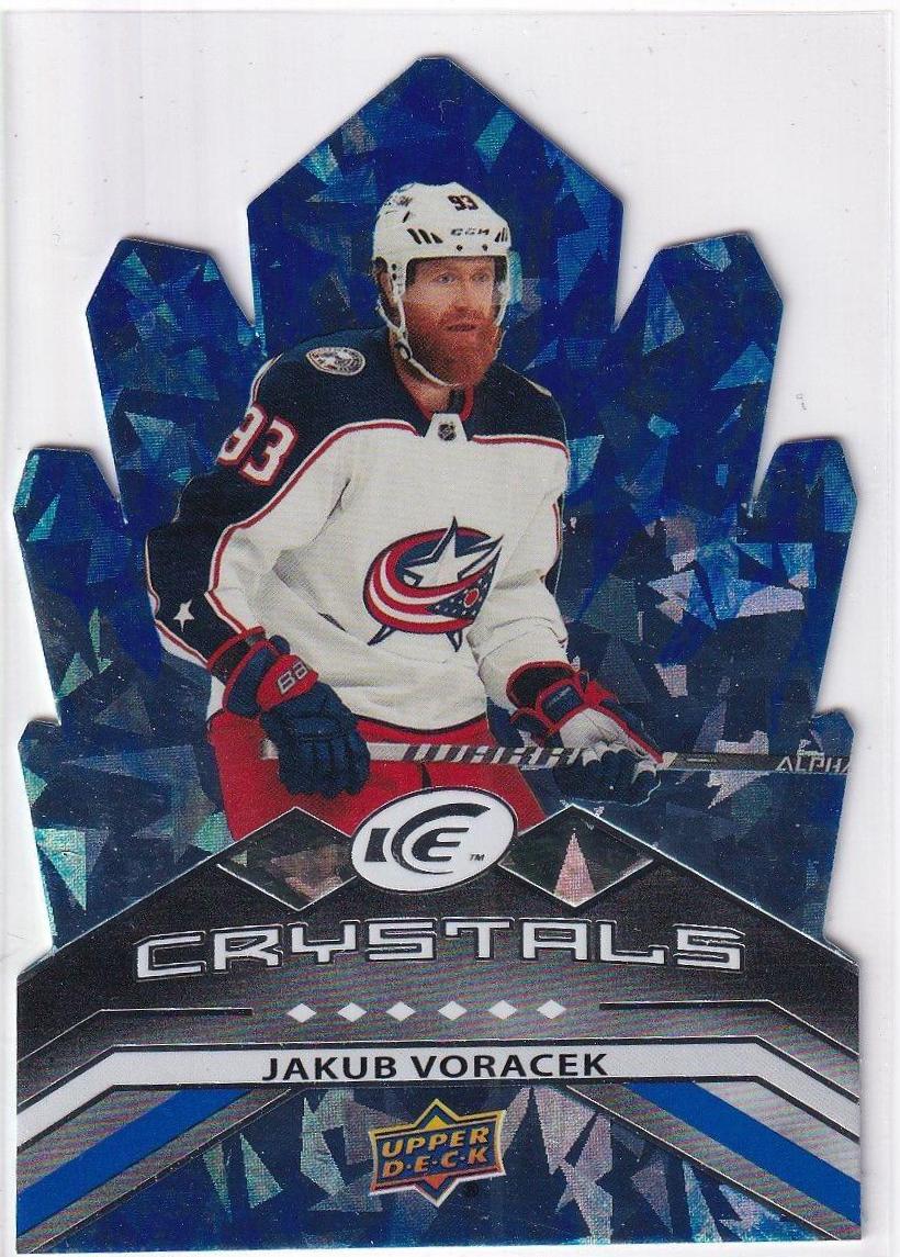 Jakub Voracek #IC-22 Hockey Cards 2021 Upper Deck Ice Crystals