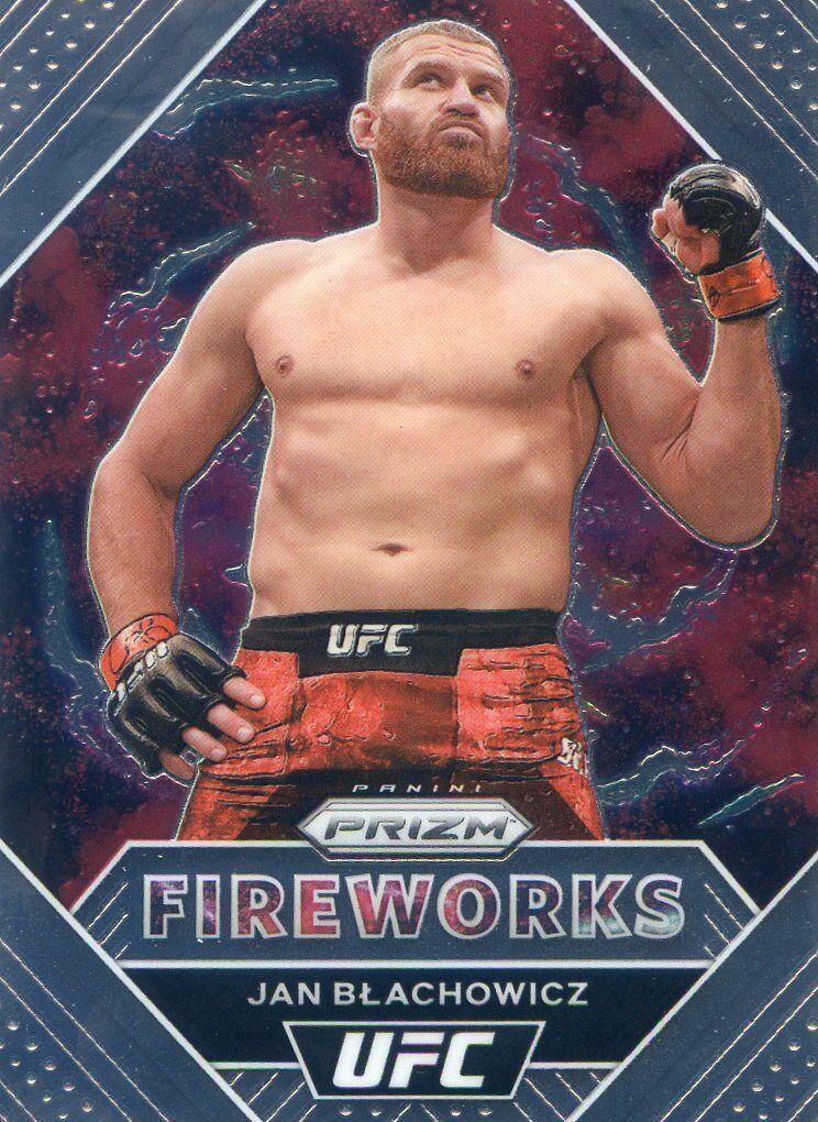 Jan Blachowicz #22 Ufc Cards 2021 Panini Prizm UFC Fireworks