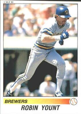 Robin Yount #92 Baseball Cards 1990 Panini Stickers