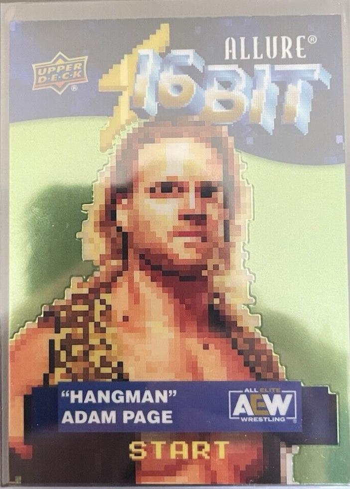 Hangman Adam Page #B-3 Wrestling Cards 2024 Upper Deck Allure AEW 16-Bit