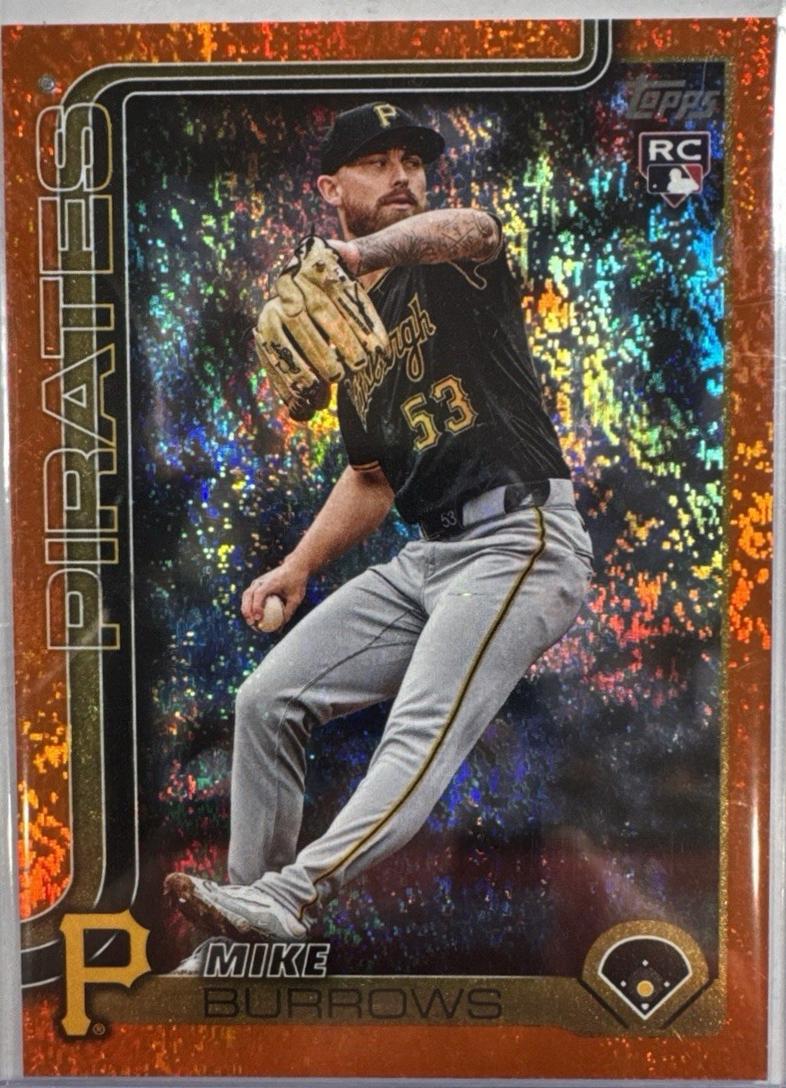 Mike Burrows [Orange Rainbow Foil] #615