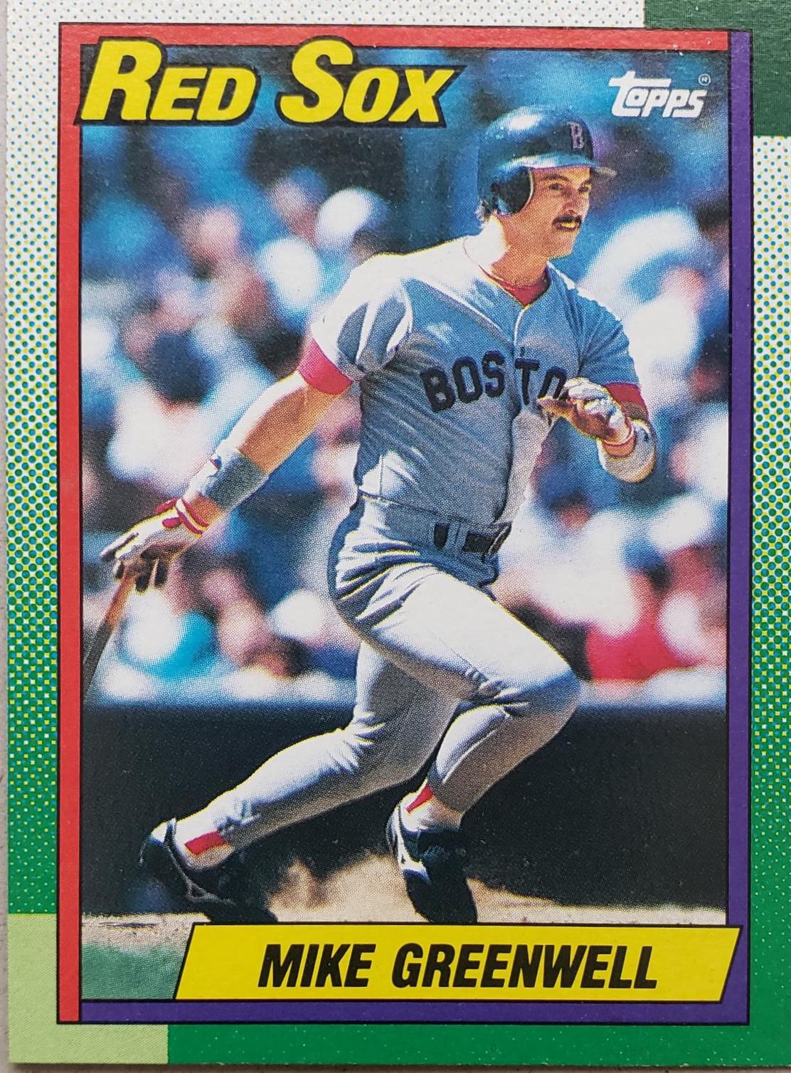 Mike Greenwell #70 Baseball Cards 1990 Topps