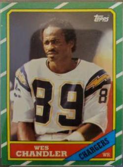 Wes Chandler #235 Football Cards 1986 Topps