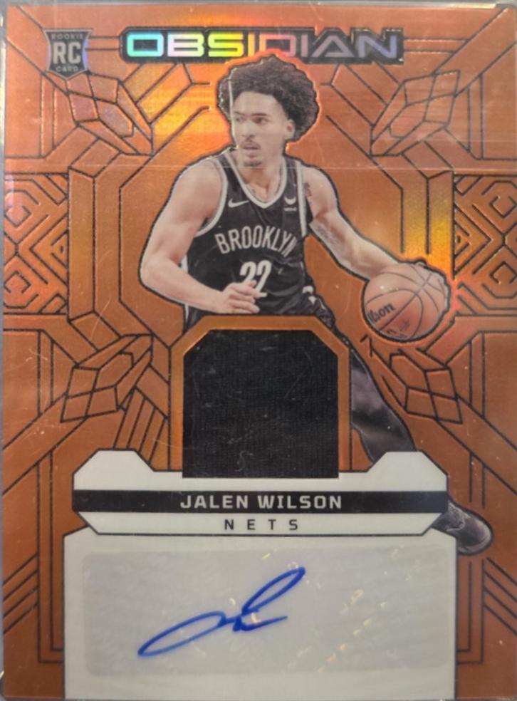 Jalen Wilson [Orange Flood Electric Etch] #RJI-LEN