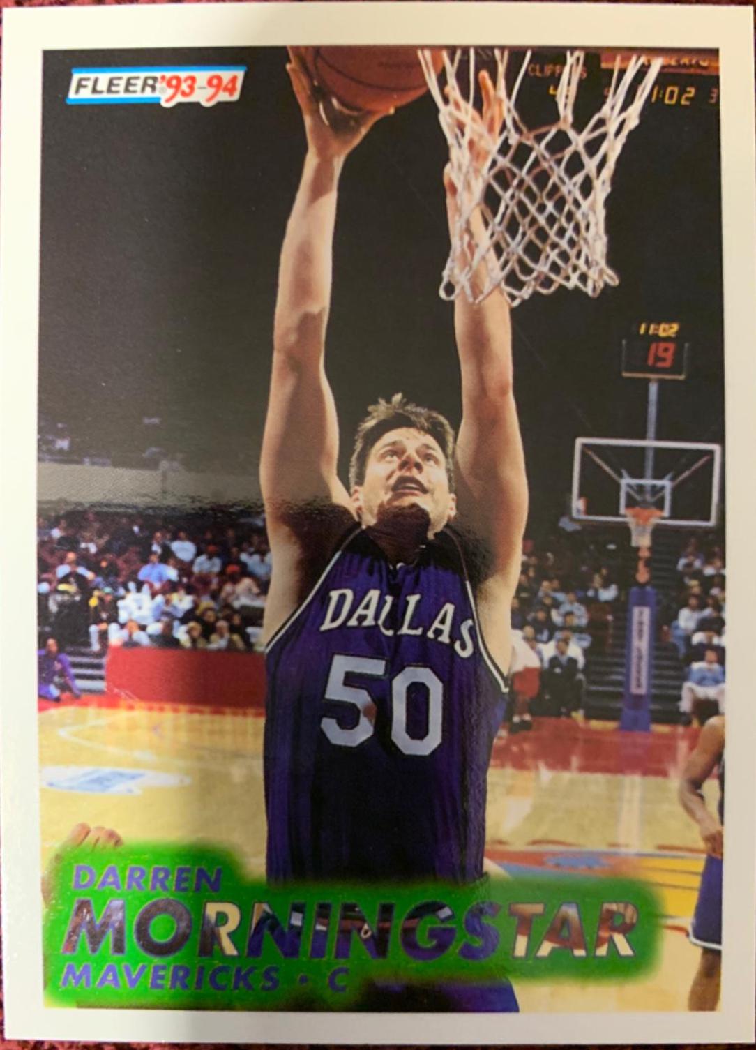 Darren Morningstar #275 Basketball Cards 1993 Fleer