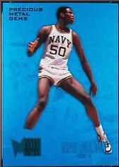 David Robinson Fleer Metal Universe Precious Metal Gems Blue