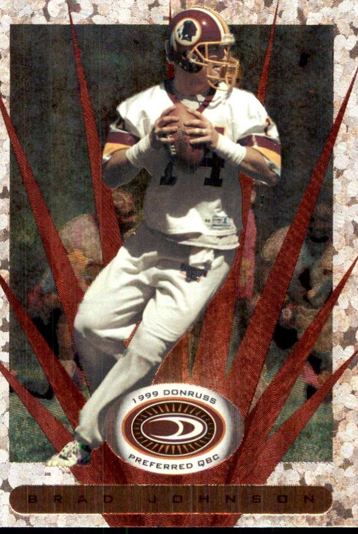 Brad Johnson #62 1999 Panini Donruss Preferred Football