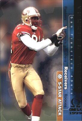 Terrell Owens #23 Football Cards 1999 Pacific Omega 5 Star Attack