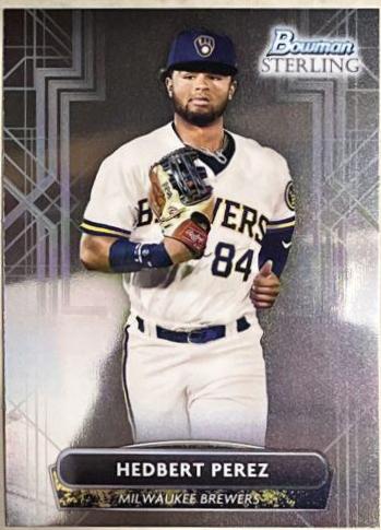 Hedbert Perez #BSP-54 Baseball Cards 2022 Bowman Sterling
