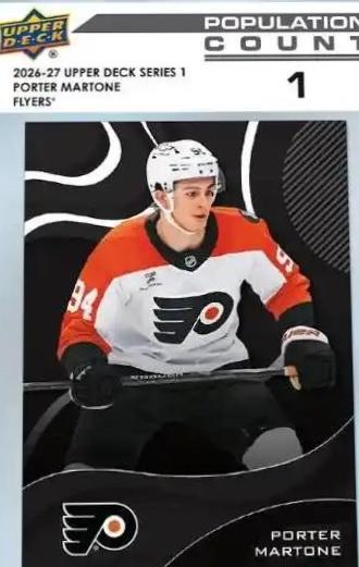 Porter Martone #PC-7 2026 Upper Deck Population Count Hockey