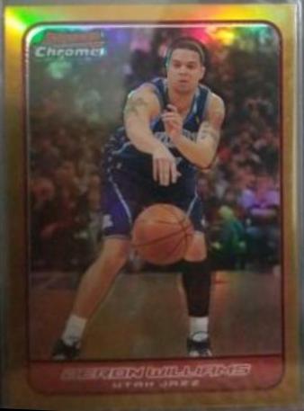 Deron Williams Refractor #34 Basketball Cards 2006 Bowman Chrome