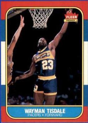 Wayman Tisdale #113 Basketball Cards 1986 Fleer