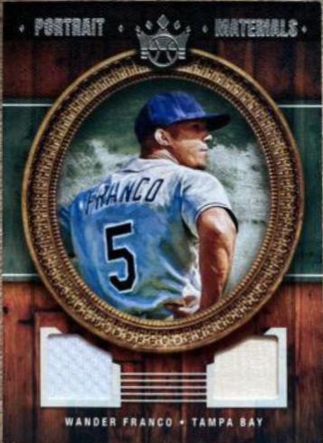 Wander Franco #PM-WF Baseball Cards 2022 Panini Diamond Kings Portrait Materials