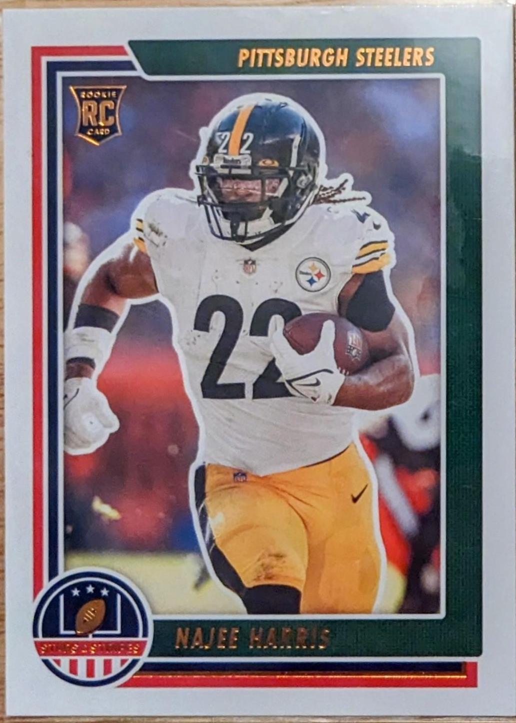 Najee Harris #STS-NHA Football Cards 2021 Panini Chronicles Stars and Stripes