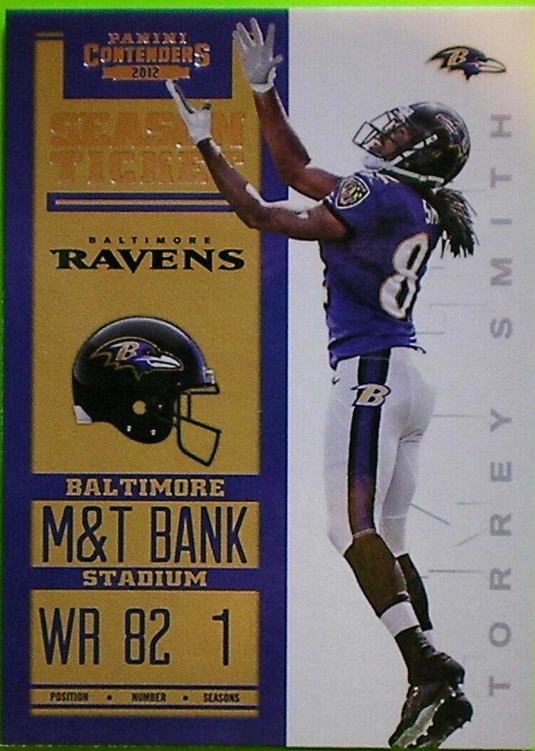 Torrey Smith #10 Football Cards 2012 Panini Contenders