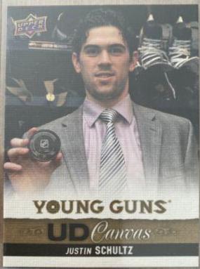 Justin Schultz #C115 Hockey Cards 2013 Upper Deck Canvas
