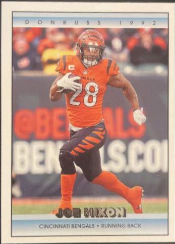 Joe Mixon #16 Football Cards 2022 Panini Donruss Retro 1992