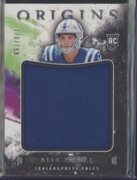 Alec Pierce #JUM-API Football Cards 2022 Panini Origins Rookie Jumbo Jerseys