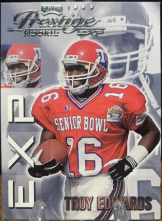 TROY EDWARDS #29 Football Cards 1999 Playoff Prestige Exp