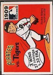 1909 Pirates, Tigers #7 Baseball Cards 1971 Fleer World Series Black Back