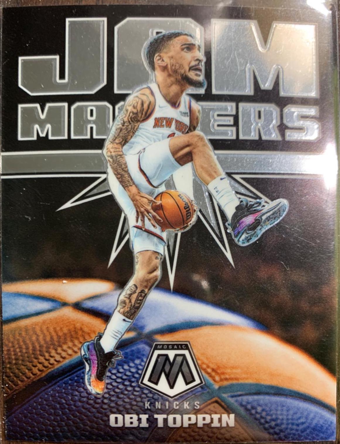 Obi Toppin #9 Basketball Cards 2021 Panini Mosaic Jam Masters