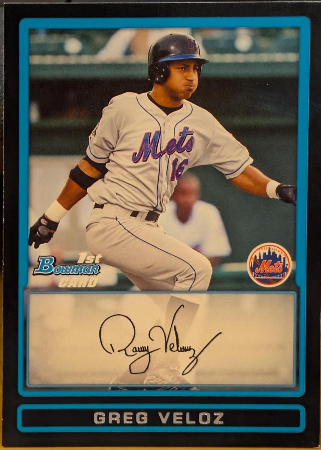 Greg Veloz #BP3 2009 Bowman Prospects Baseball