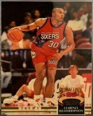 Clarence Weatherspoon #346 Basketball Cards 1992 Stadium Club