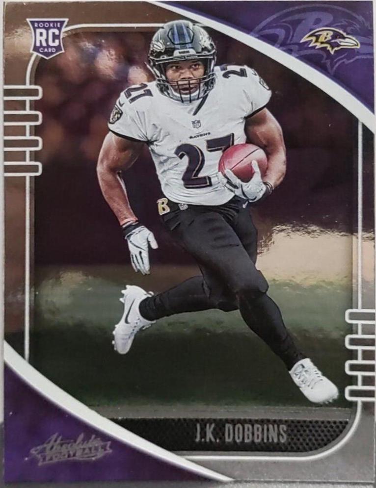 J. K. Dobbins #141 Football Cards 2020 Panini Absolute