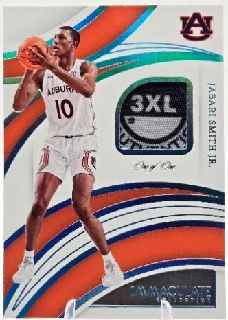 Jabari Smith Jr. [Patch Autograph Laundry Tag] #22