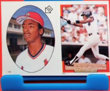 Willie McGee, Willie Randolph #144 / 305 Baseball Cards 1986 Topps Stickers