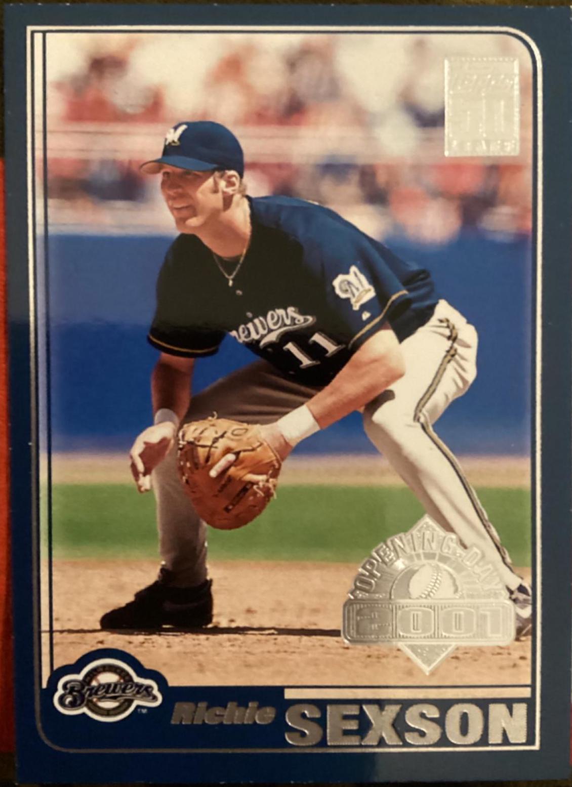 Richie Sexton #30 Baseball Cards 2001 Topps Opening Day