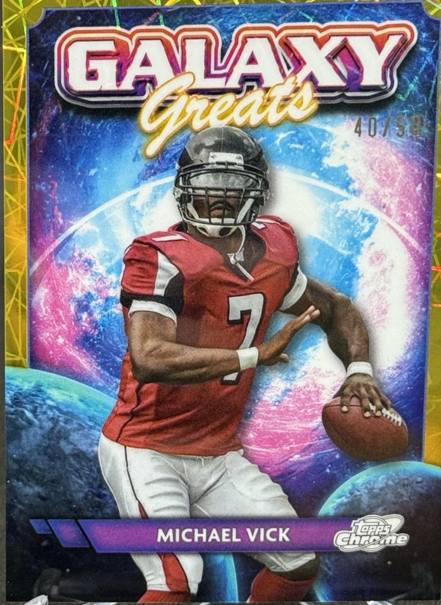 Michael Vick [Gold Interstellar Refractor] #GG-2