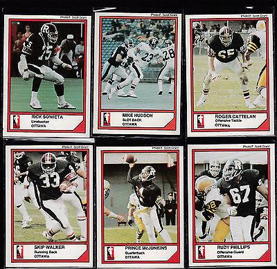Skip Walker #21 Football Cards 1984 Jogo CFL