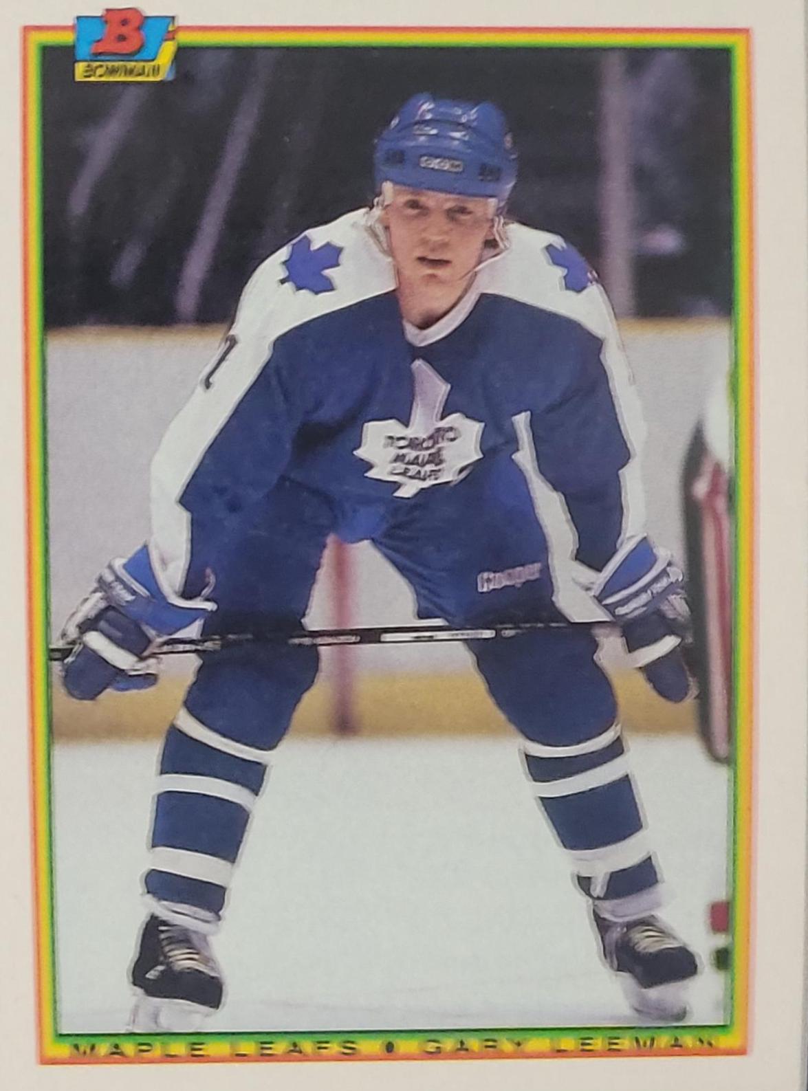 gary leeman #155 Hockey Cards 1990 Bowman