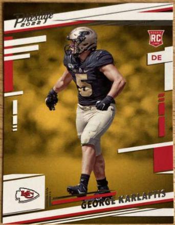 George Karlaftis #336 Football Cards 2022 Panini Prestige