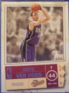 Keith Van Horn #11 Basketball Cards 2004 Fleer Authentix