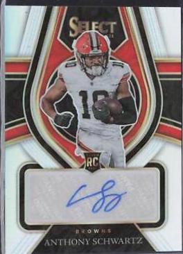 Anthony Schwartz #RS-ASC Football Cards 2021 Panini Select Rookie Signatures