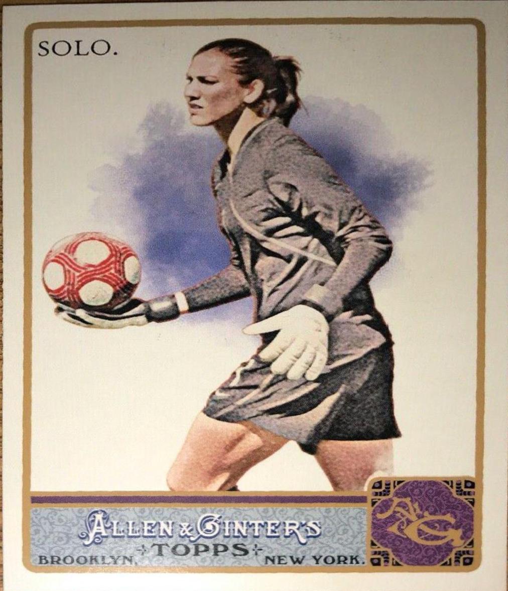 Hope Solo #12 Baseball Cards 2011 Topps Allen & Ginter