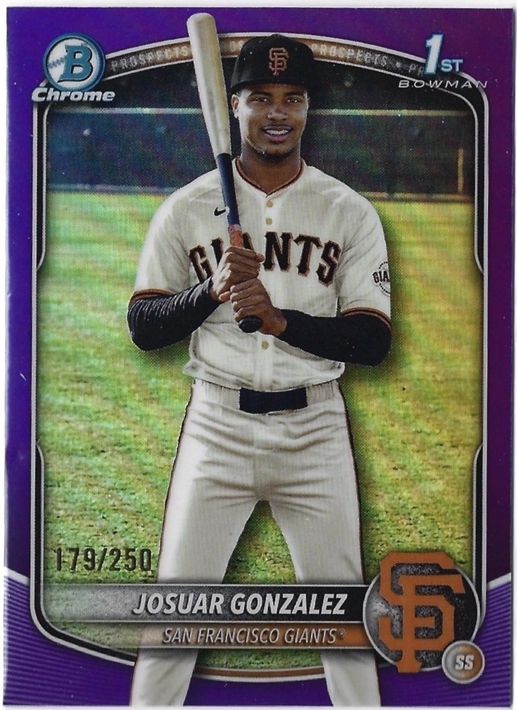 2025 Josuar Gonzalez [Purple] #BCP-153
