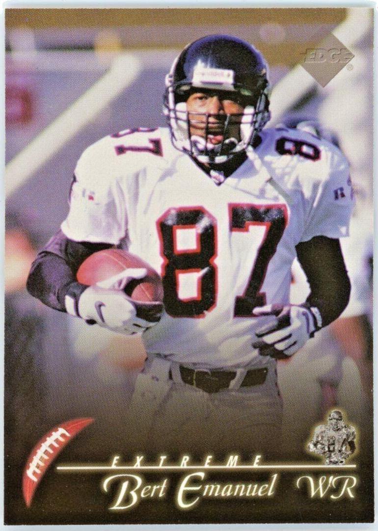 Bert Emanuel #7 Football Cards 1997 Collector's Edge Extreme