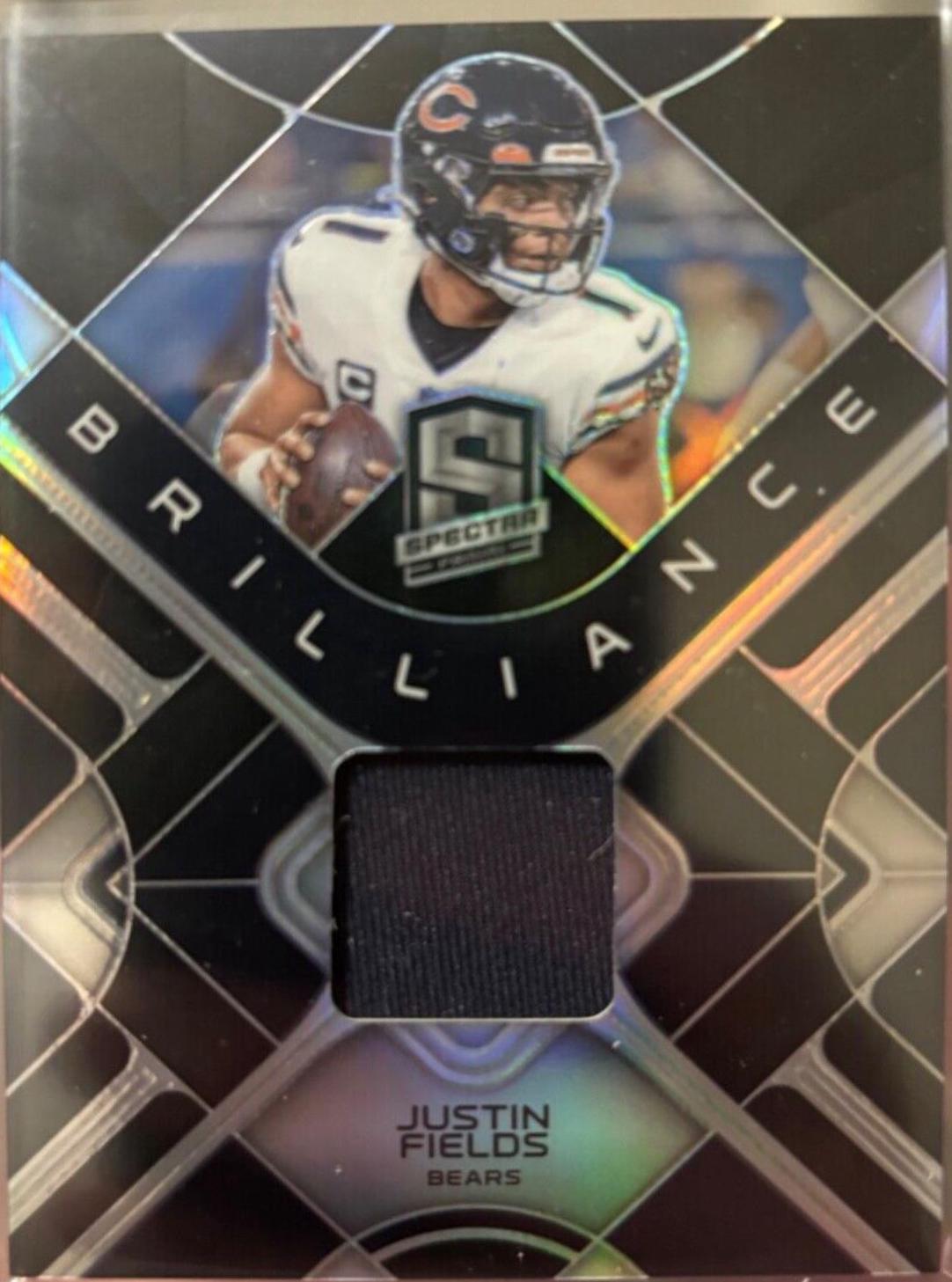 Justin Fields #4 Football Cards 2023 Panini Spectra Brilliance