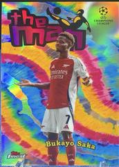 Bukayo Saka #TM-5 Prices | 2024 Topps Finest UEFA The Man | Soccer