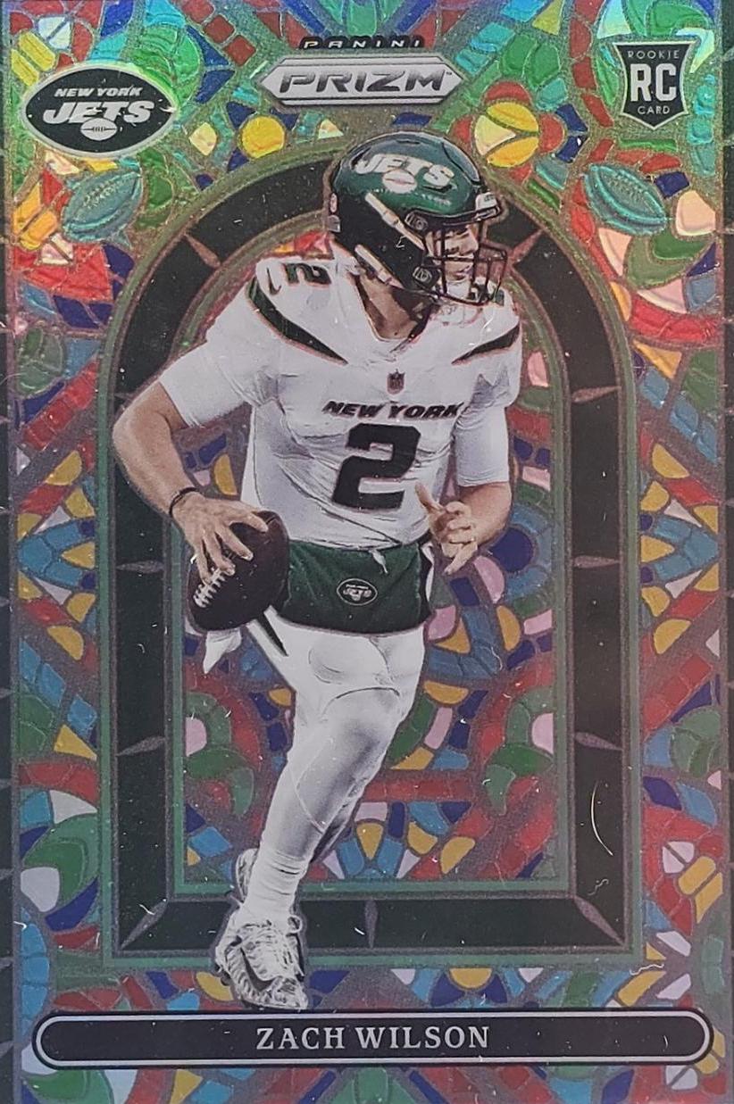 Zach Wilson #SG-2 2021 Panini Prizm Stained Glass Football