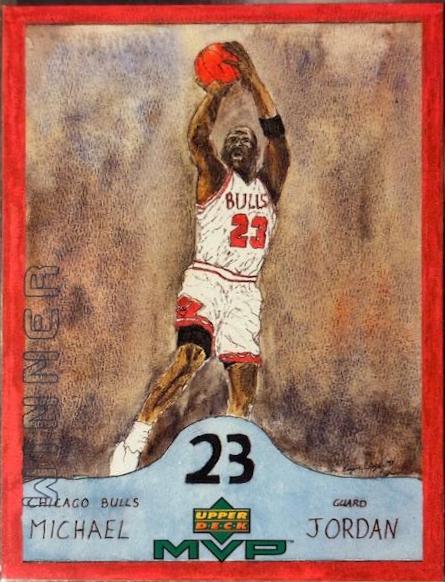 Michael Jordan #W29 Basketball Cards 1999 Upper Deck MVP Draw Your Own Card