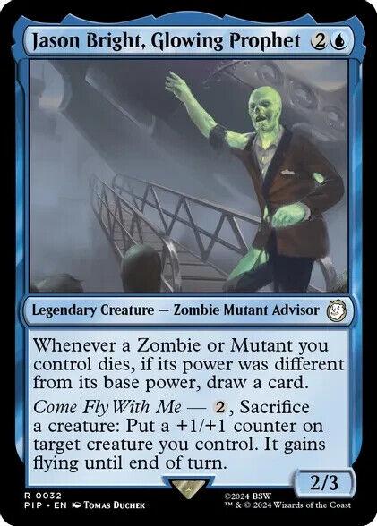 Jason Bright, Glowing Prophet [Foil] (Magic Fallout)