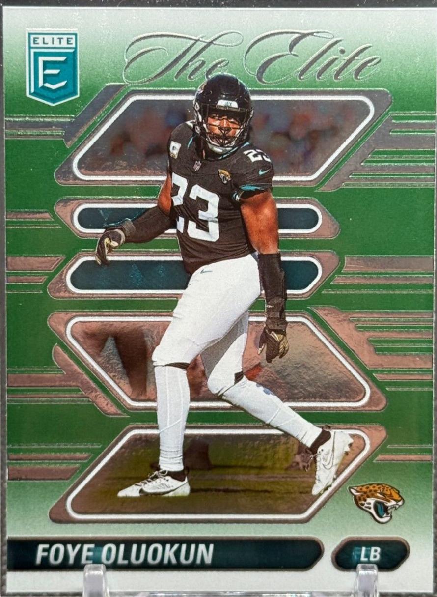 Foye Oluokun #4 Football Cards 2024 Panini Donruss Elite The Elite