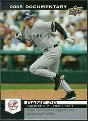 Derek Jeter #490 Baseball Cards 2008 Upper Deck Documentary Prices