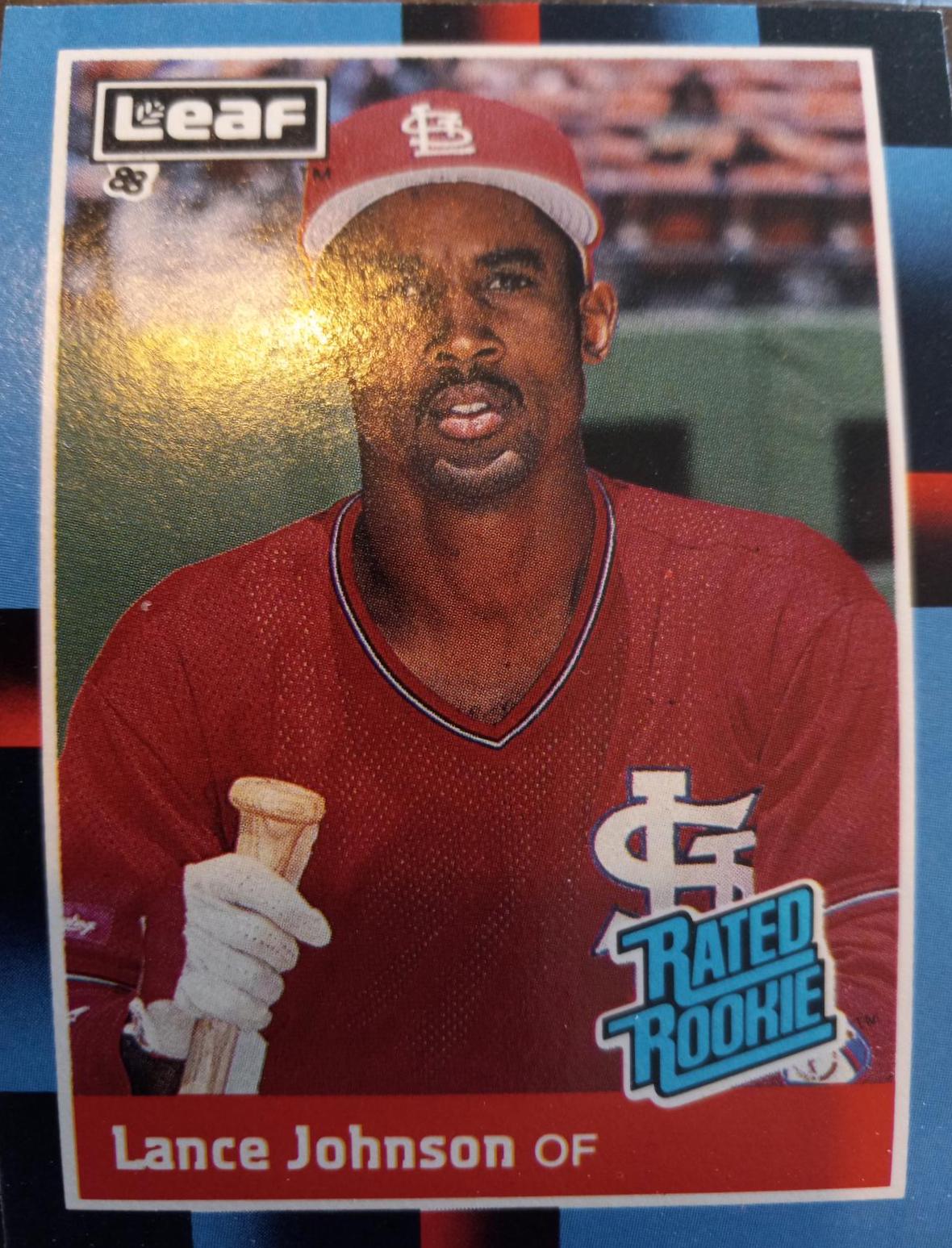 Lance Johnson #31 Baseball Cards 1988 Leaf