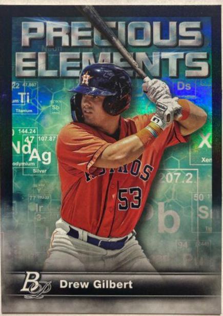 Drew Gilbert #PE-22 Baseball Cards 2023 Bowman Platinum Precious Elements