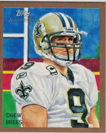 Drew Brees [Mini Chicle Back Gold] #C20